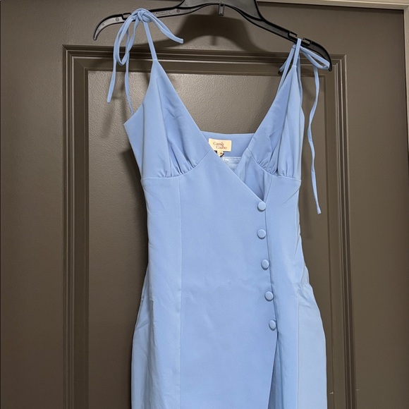 Camila Coelho Aaliyah Midi Dress in Periwinkle Blue XXS NWT - Picture 4 of 7
